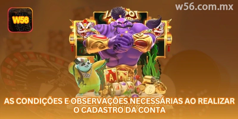Painel de perfil usado para revisar os dados recém-cadastrados na w56