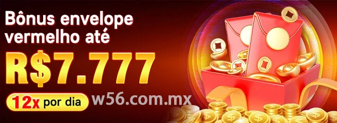 Banner promocional da w56 para jogadores brasileiros
