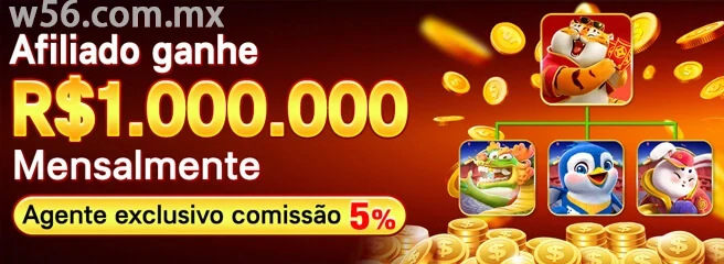 Banner da w56 com jogos online para celular