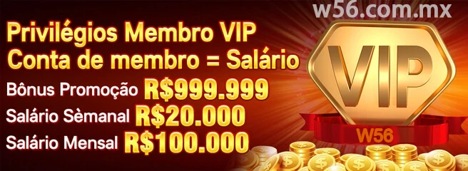 Banner da w56 com palpites esportivos, cassino e entretenimento digital