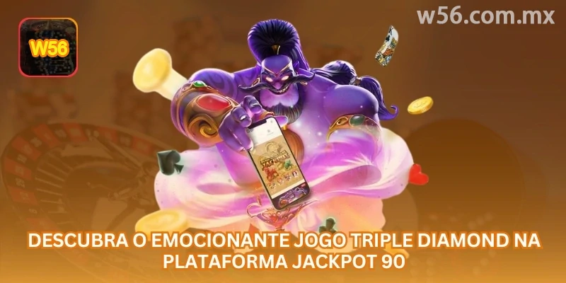 Triple Diamond representa o estilo clássico de slot, com símbolos simples e foco em combinações diretas nas linhas de pagamento.