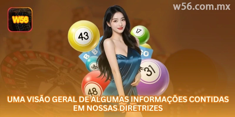 Resumo visual dos assuntos tratados nas regras da w56