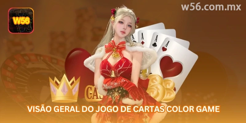 Visão geral do Color Game: o jogador escolhe uma cor e acompanha o resultado da rodada.